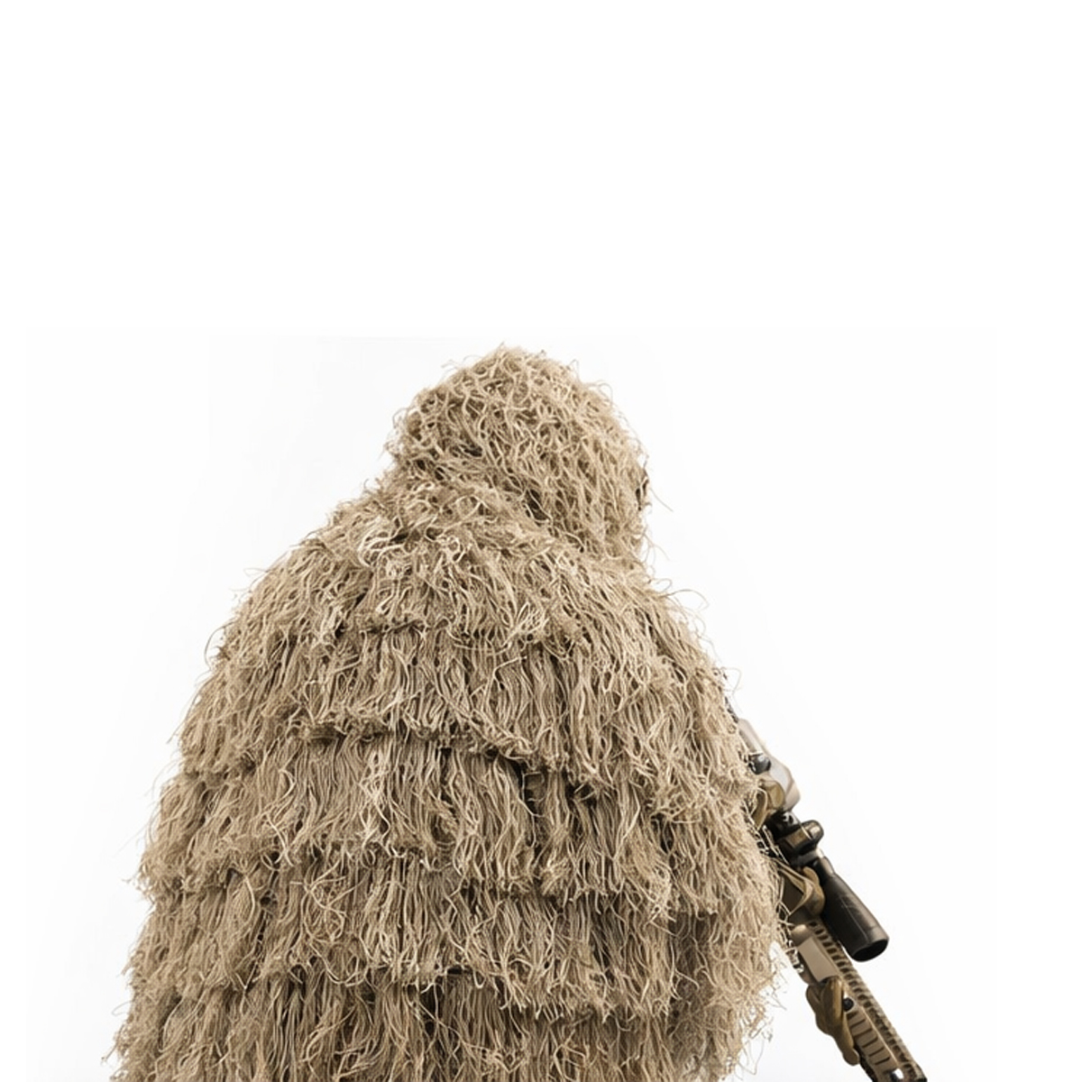 Camouflage Ghillie Suit Poncho Desert Pattern
