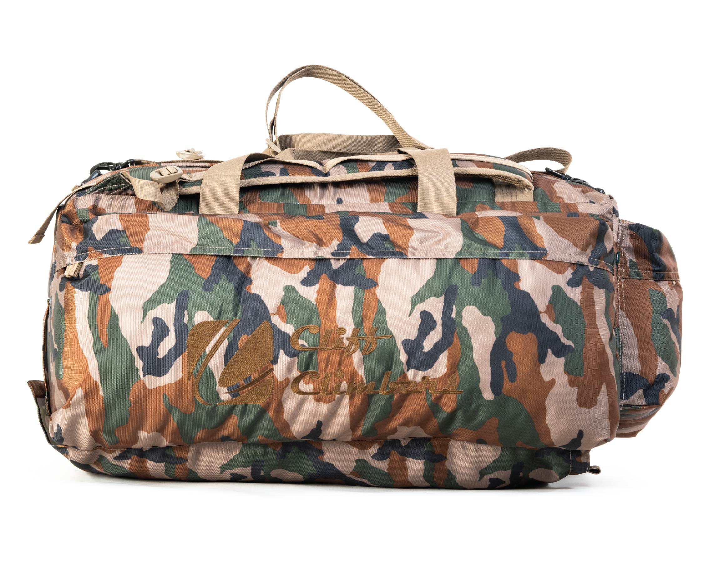 Duffle Bag Woodland Camo | Cliff Climbers
